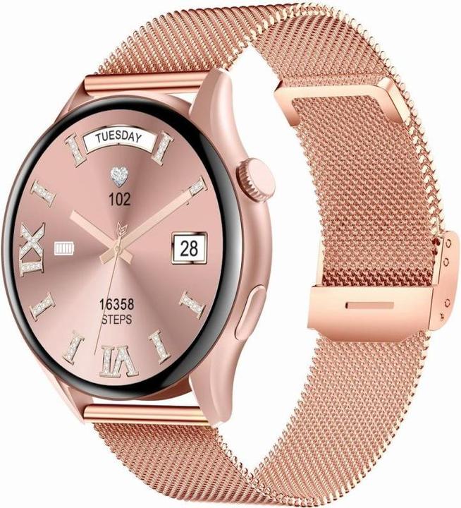 Actual product image Gravity Zegarek damski SMARTWATCH GT11-8 RGD/RGD/GY (45 mm)