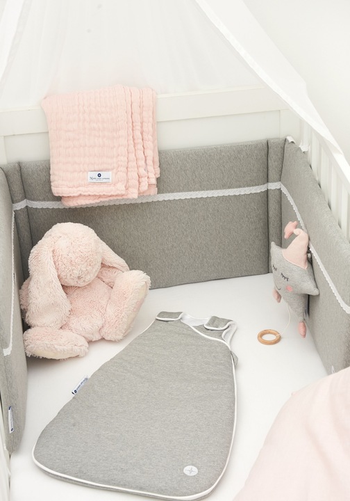 Produktbild nordic coast company Bettnestchen Premium Bettumrandung formstabil