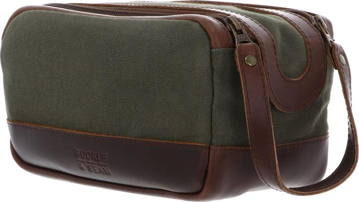 Actual product image Buckle & Seam Canvas Kulturbeutel Bruno Grün/Blau