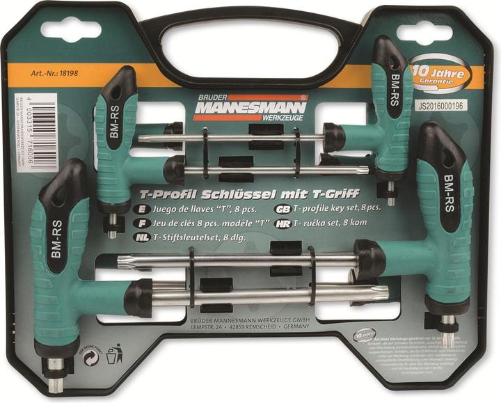 Actual product image Mannesmann Workshop screwdriver set (TX)