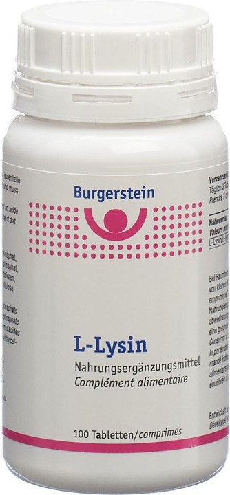 Image du produit Burgerstein L-lysine (90 pièce(s), Cachets, 50 g)