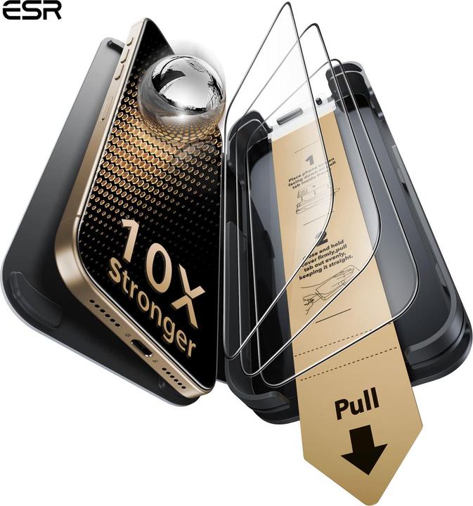 Actual product image ESR Corning UltraFit (3 pcs., Apple iPhone 17 Pro Max)