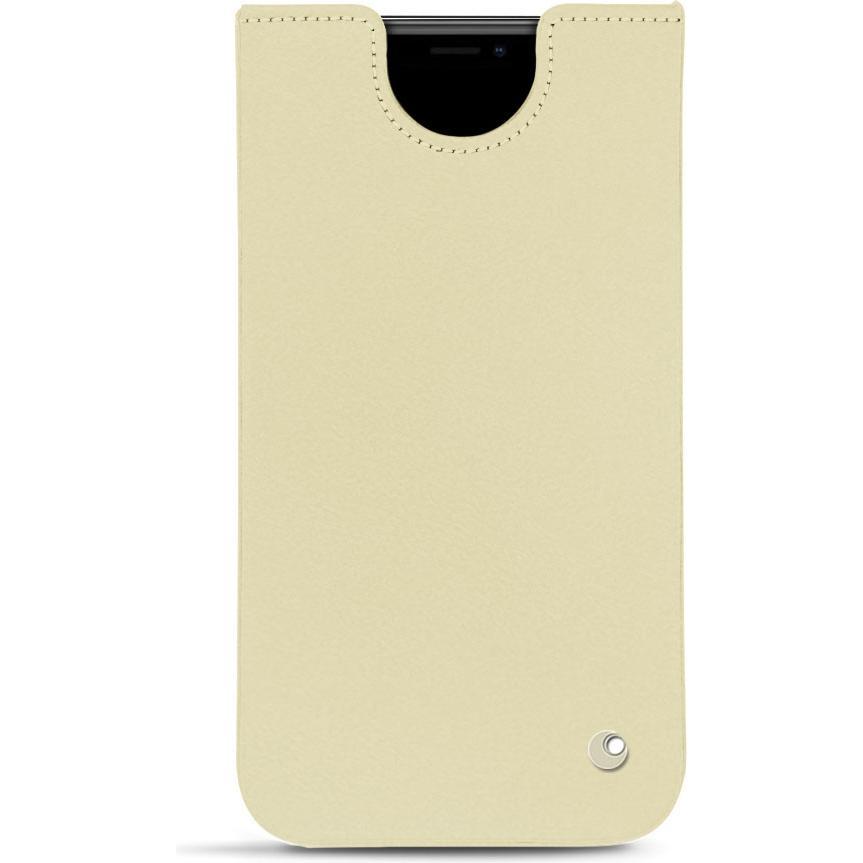 Noreve Lederschutzhülle (Apple iPhone 11 Pro Max), Smartphone Hülle, Beige