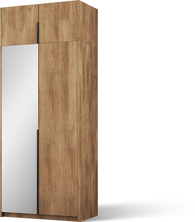 Produktbild ADRK Furniture Alera II mit Aufsatz – Drehtürenschrank (100 x 58 x 250 cm)