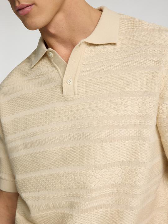 Produktbild Selected Homme Textured Polohemd aus Strick (S)