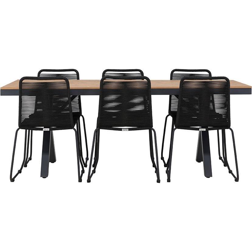 Ebuy24, Gartentisch + Balkontisch, Gartenset GarciaLindos (100 cm)