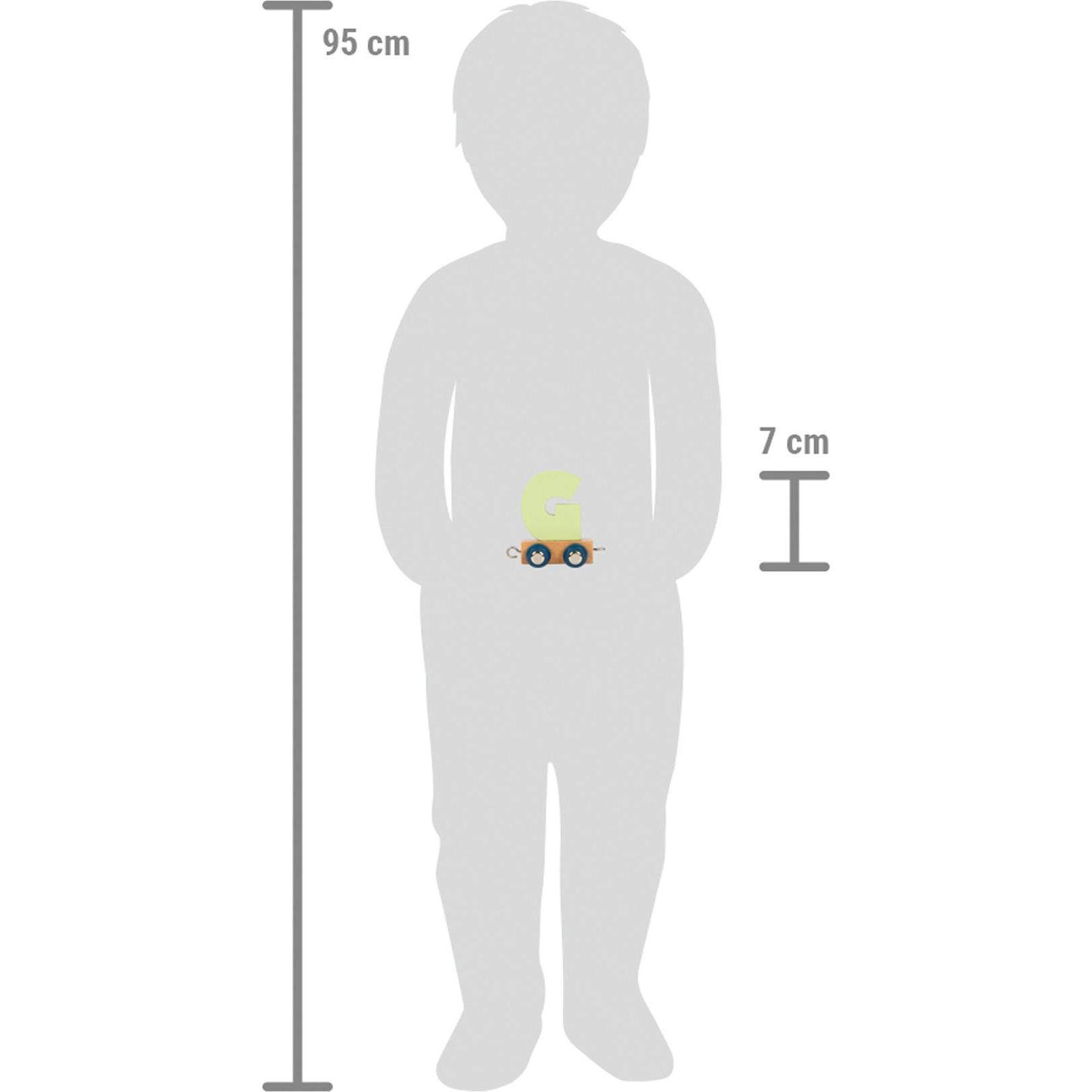 Thumbnail - small foot, Holzbuchstaben + Stoffbuchstaben, Buchstabenzug Polar G
