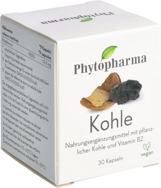 Actual product image Phytopharma Coal caps (30 pcs., Capsules, 30 g)