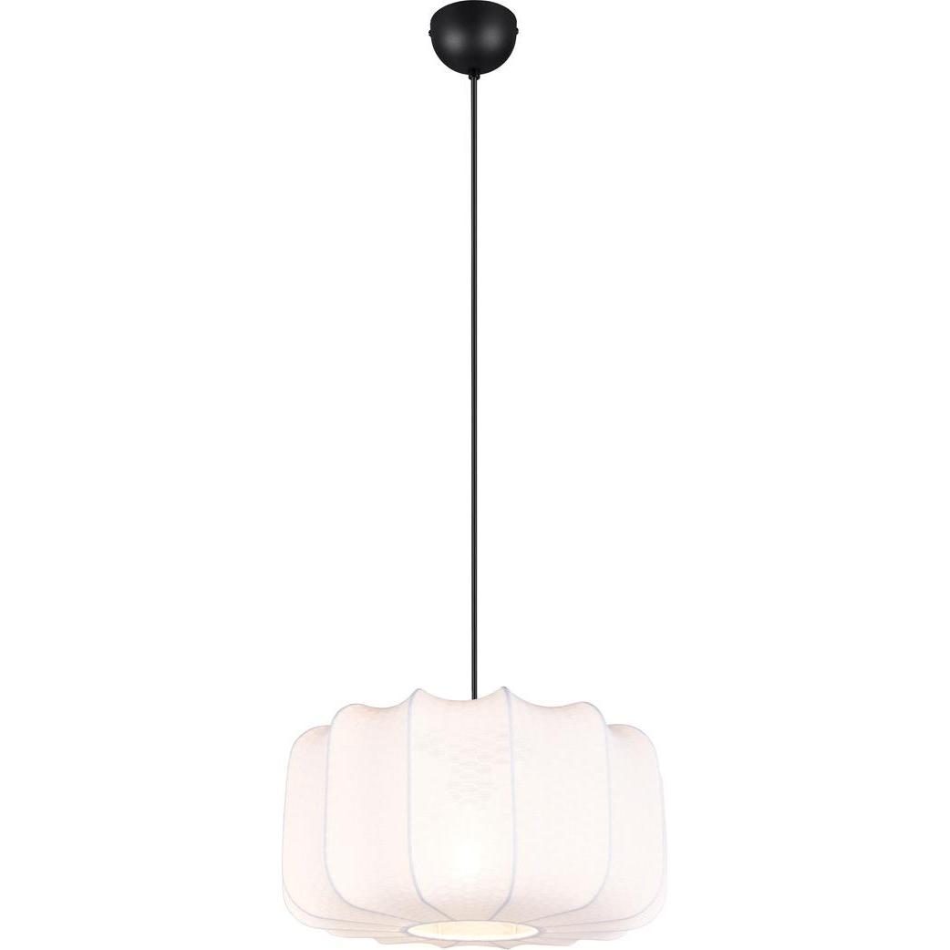 RL live your light, Lampada a sospensione, Casalum R31971901 Madeline E27 Pendelleuchte ⌀40cm Schwarz Matt (E27)