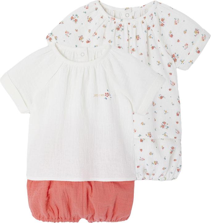 Immagine prodotto Vertbaudet 2er-Pack kurze Baby Schlafanzüge aus Musselin