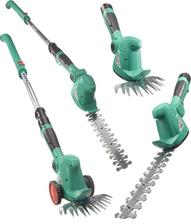 Actual product image Garten Meister 4in1 Battery Grass & Shrub Shears Set (Rechargeable battery operated)