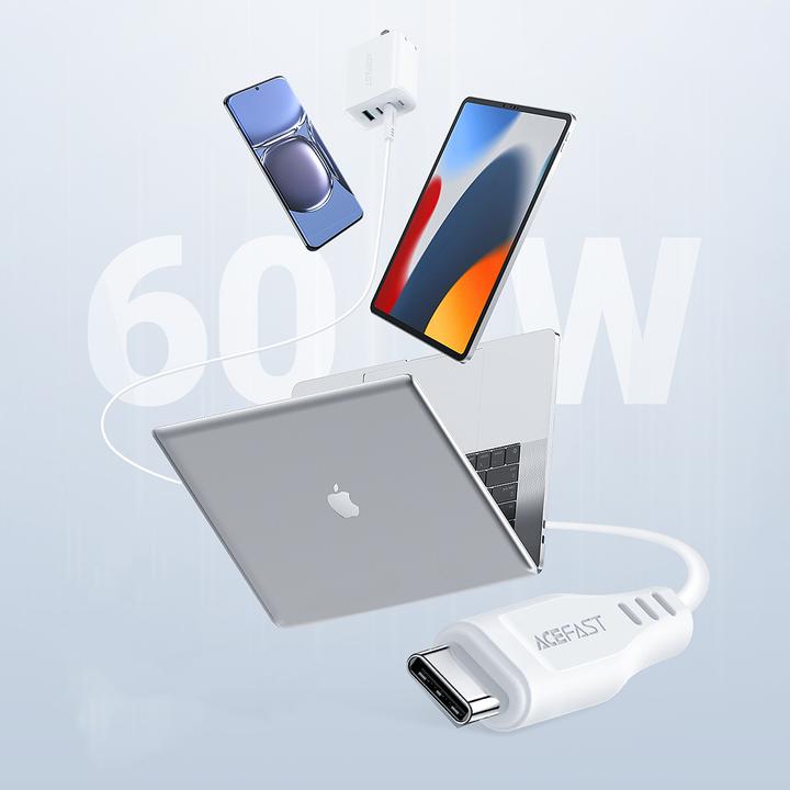 Actual product image Acefast C3-03 (1.20 m, USB 2.0, 60 W)