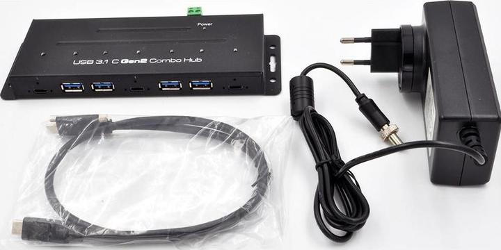Actual product image Exsys EX-1247HMVS (USB-C, 7 Ports)