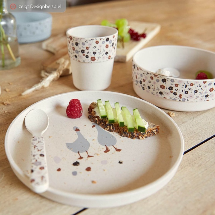 Produktbild Lässig Kindergeschirr-Sets 4-tlg. Geschirr-Set rutschfest - Happy Fruits