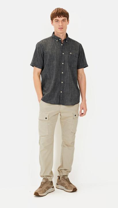 Actual product image Camel Active Kurzarmhemd mit Strukturmuster (XL)