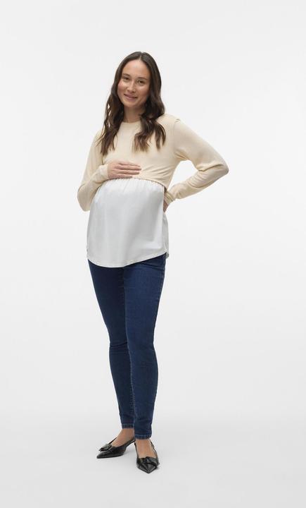 Produktbild Mamalicious Normal geschnitten Rundhals Top Bluse (XL)