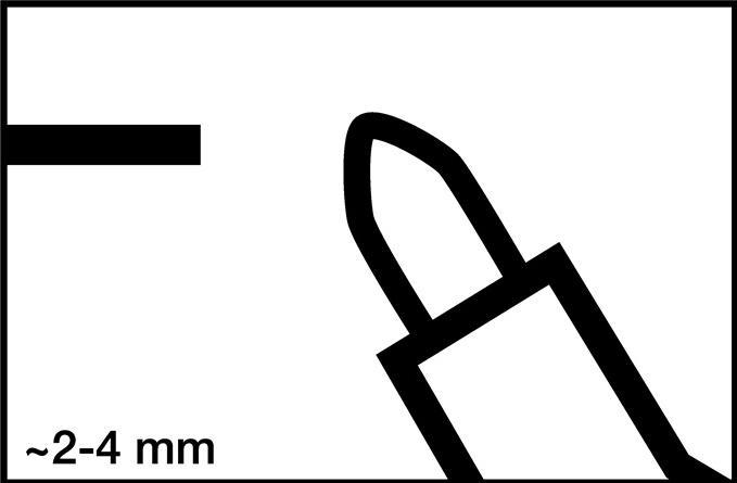 Actual product image Edding Paint marker (Green, 2 mm, 1 x)