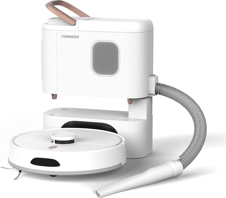 Immagine prodotto Tornado Robot Vacuum Mop 3000Pa, Laser SLAM Navigation, 120 Min, White (3000 Pa)