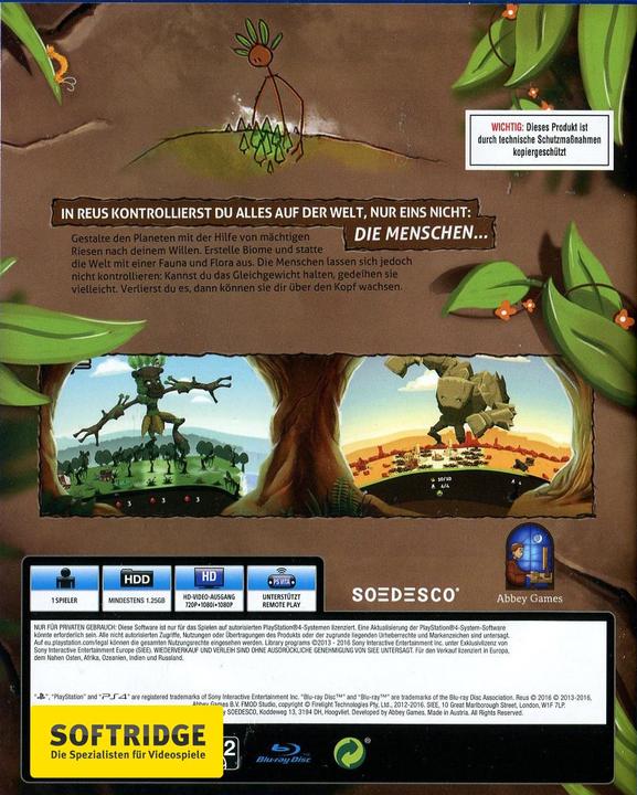 Image du produit Reus (PS4, DE)