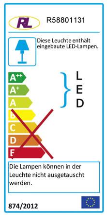 Etichetta energetica Trio LED Path Light, lampada a stelo da giardino per esterni, 11W A - 54cm (900 lm, IP44)