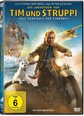 Tim und Struppi Das Geheimnis der 'Einhorn' (DVD, 2011, Deutsch, Türkisch, Spanisch, Englisch)