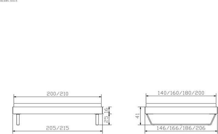 Actual product image Hasena Ostino 25 (160 x 200 cm)