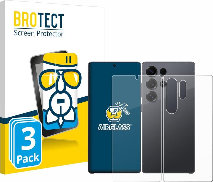 Image du produit BROTECT AirGlass Verre (3 pièce(s), Samsung Galaxy S25 Ultra)