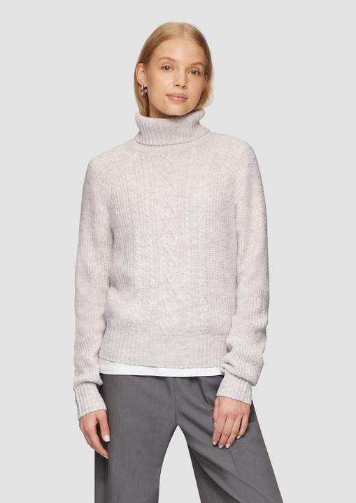 Produktbild S.Oliver Strickpullover Kuscheliger Zopfstrickpullover (XXL)