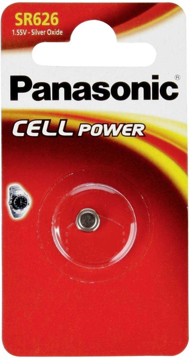 Image du produit Panasonic Oxyde d'argent SR626 (1 pcs, SR66, 28 mAh)