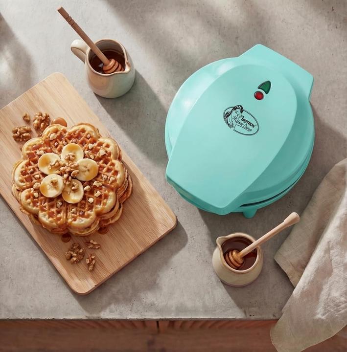 Actual product image Bestron ASW217M Waffle maker 5 waffle(s) mint color