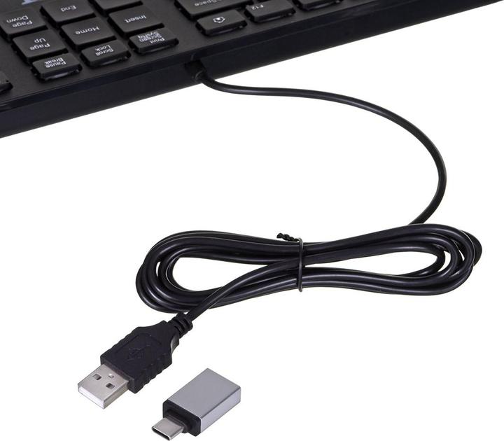 Image du produit Port Designs Clavier 900754-US Executive US USB QWERTZ Noir (US, Filaire)