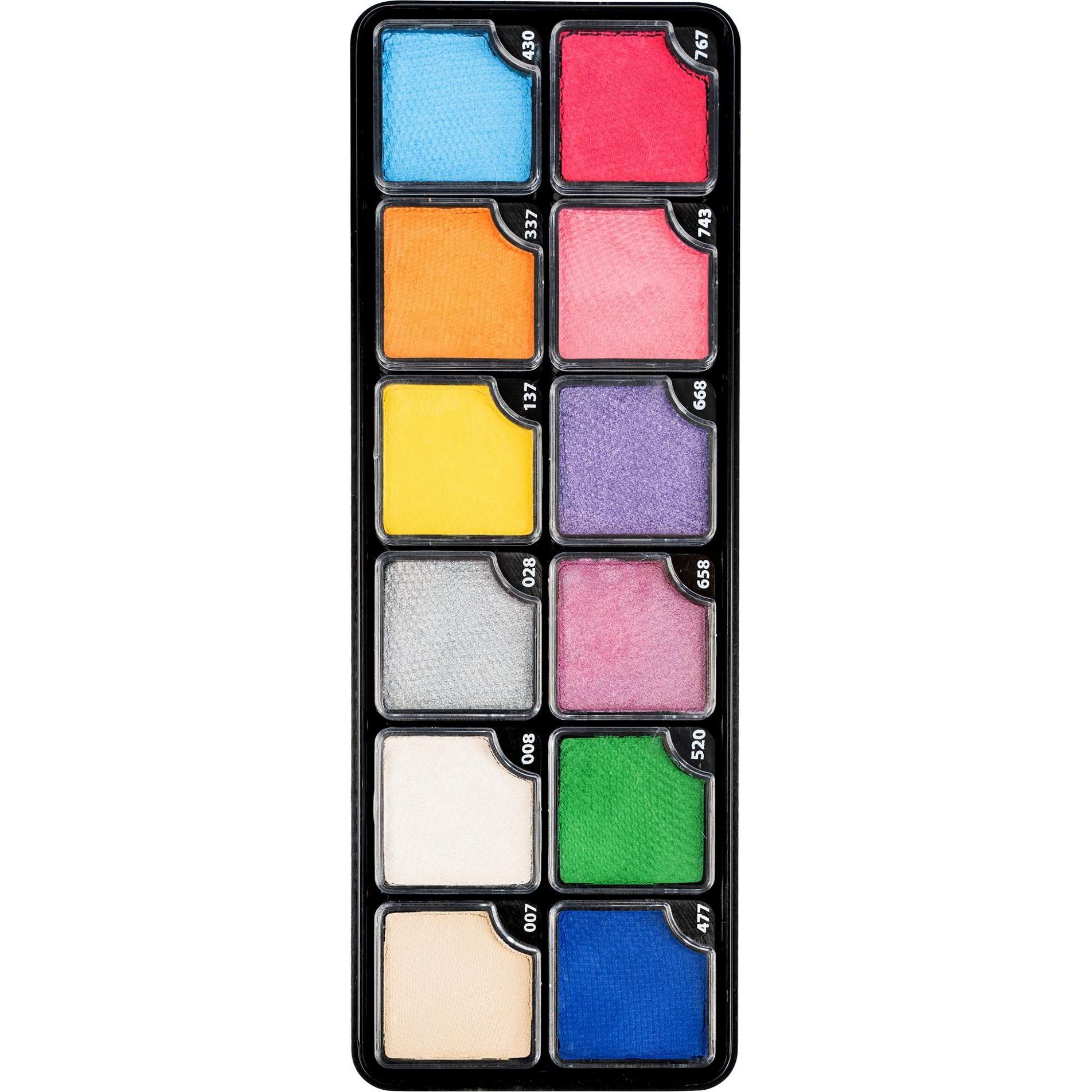 Metamorph Production aqua make-up Color Set Disco