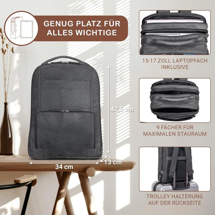Produktbild Stilord Harlow Businessrucksack