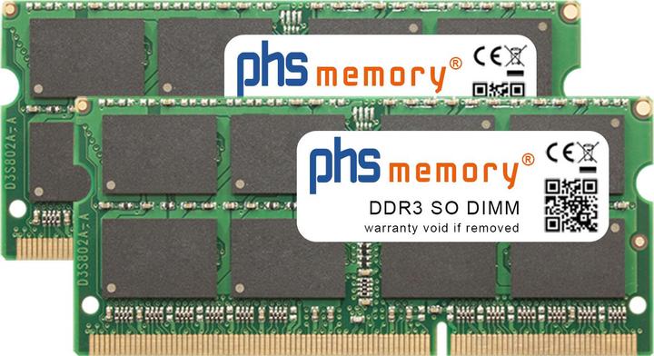 Immagine prodotto PHS-memory RAM adatta per QNAP TS-453BU-RP-4G (QNAP TS-453BU-RP-4G, 2 x 8GB)