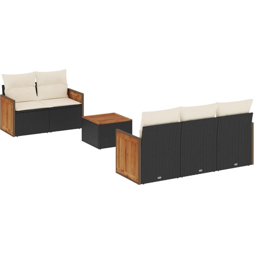 VidaXL, Gartenlounge, 10-tlg. Garten-Lounge-Set mit Kissen