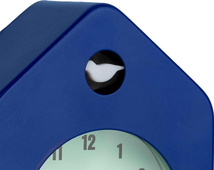 Actual product image Fisura MINI HOUSE ALARM CLOCK blue