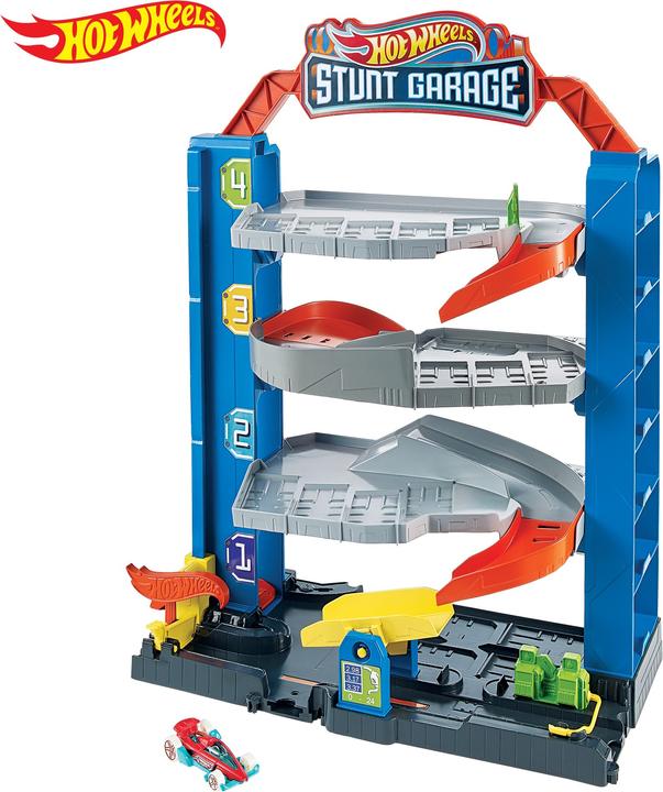 Actual product image Hot Wheels Stunt Garage, play set