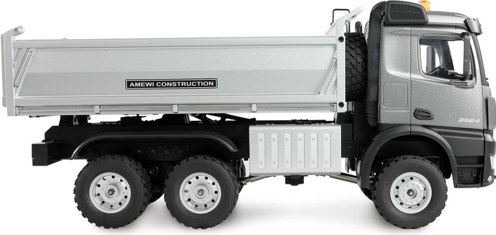 Immagine prodotto Amewi Mercedes-Benz Arocs Kipper 6x6 1:14 RTR anthrazit (RTR pronto all'uso)