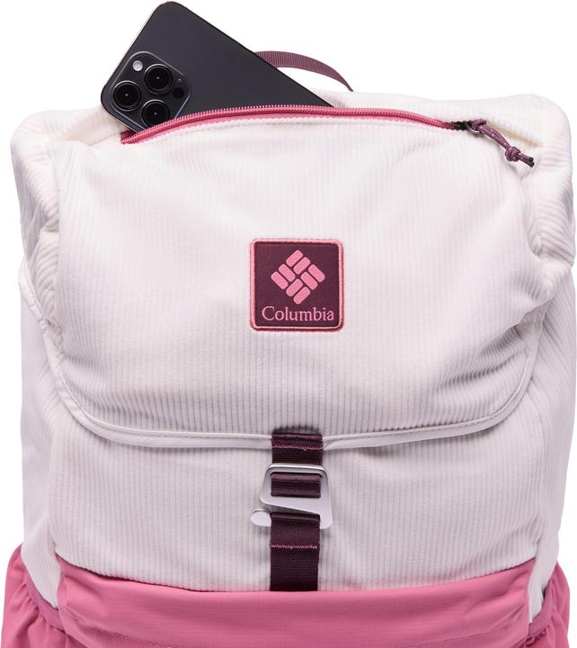 Pink, sea salt corduroy-rosette