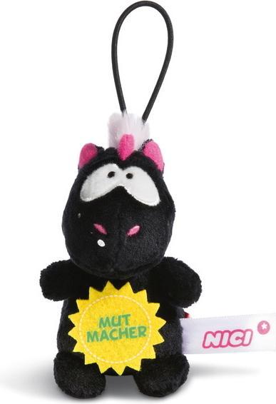 Actual product image NICI Keychain Carbon Flash "MUTMACHER"