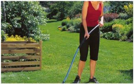 Actual product image Gardena Aluminium handle