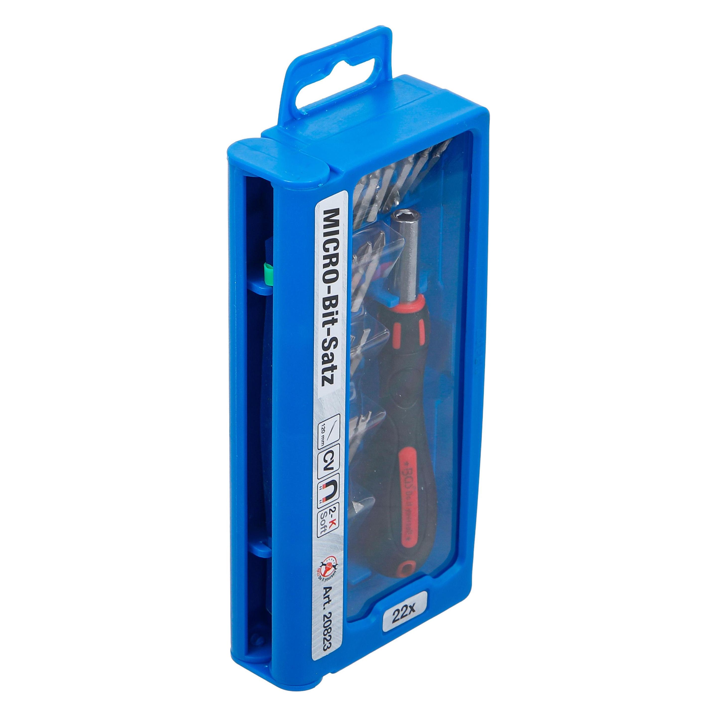 Bgs Argento Chiave A Bussola, Serie Di Inserti Micro 23 Pz. (Scanalatura Per La Vite)