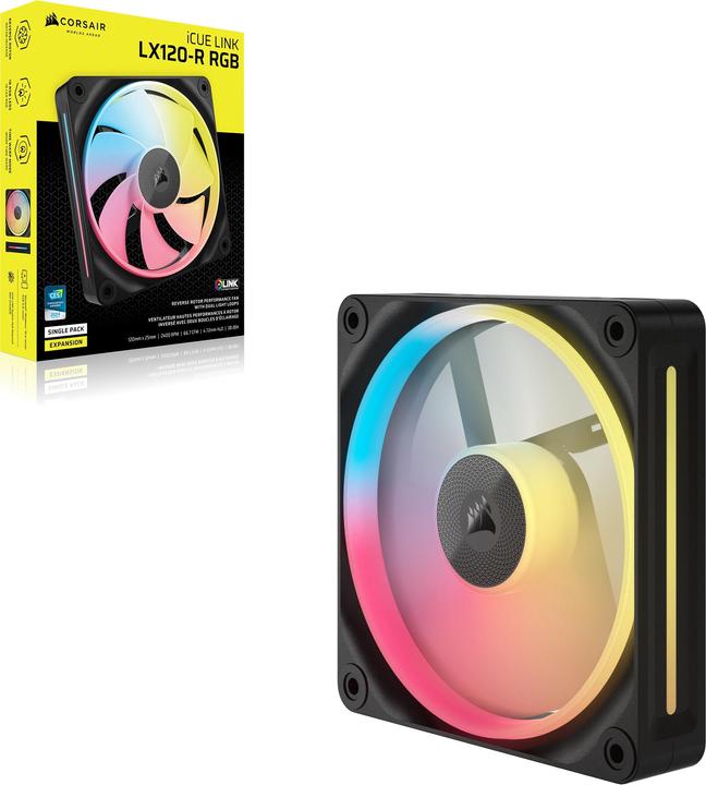Actual product image Corsair iCUE LINK LX120-R Reverse Fan (120 mm, 1 x)