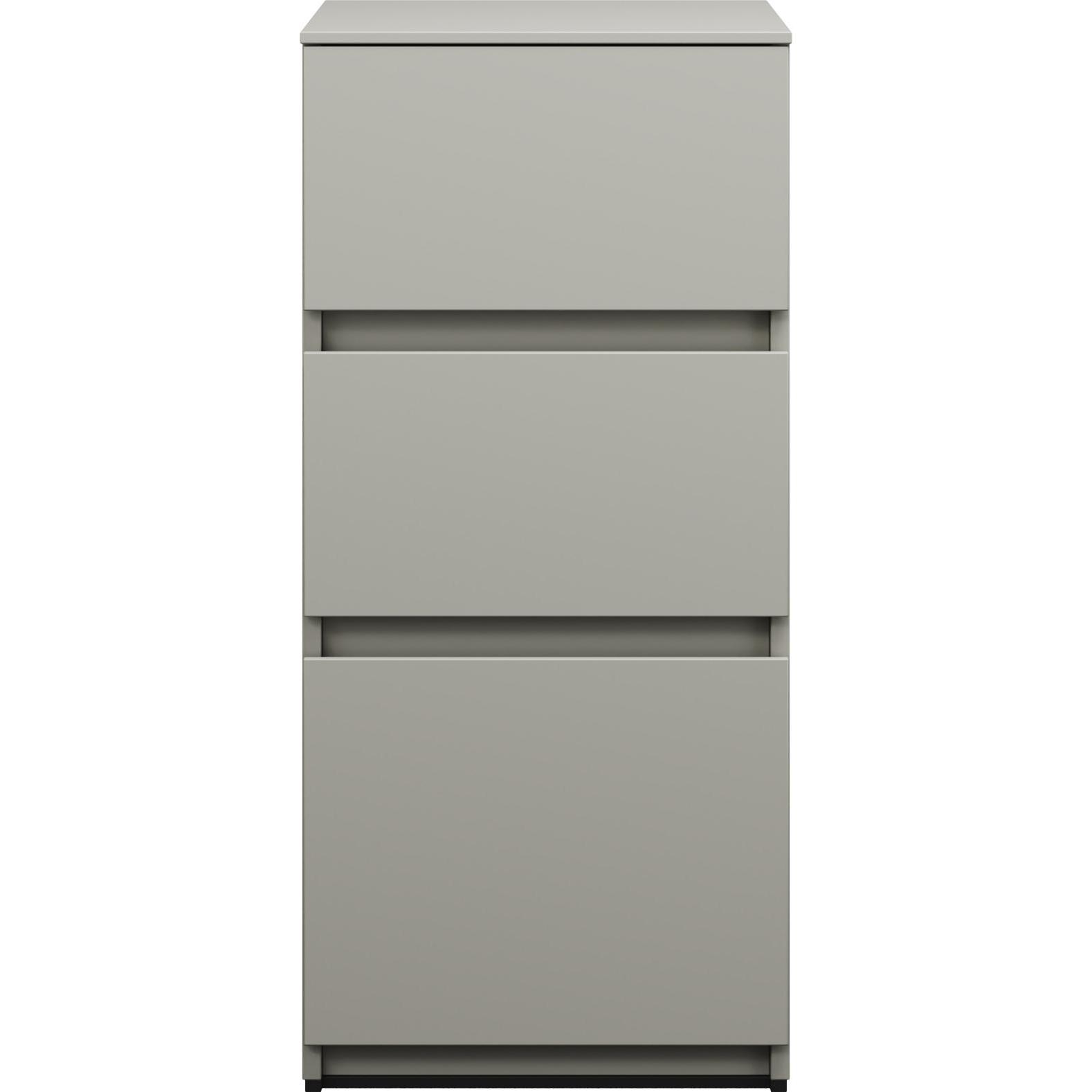burgbad, Badezimmerschrank, Lin20 Unterschrank, 3 Auszüge in der Tiefe 487, 400x487x870mm, USIV040