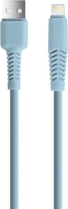Actual product image Setty cable USB - Lightning 1,5 m 2,1A KSA-L-1.523 blue (1.50 m, 10.50 W)