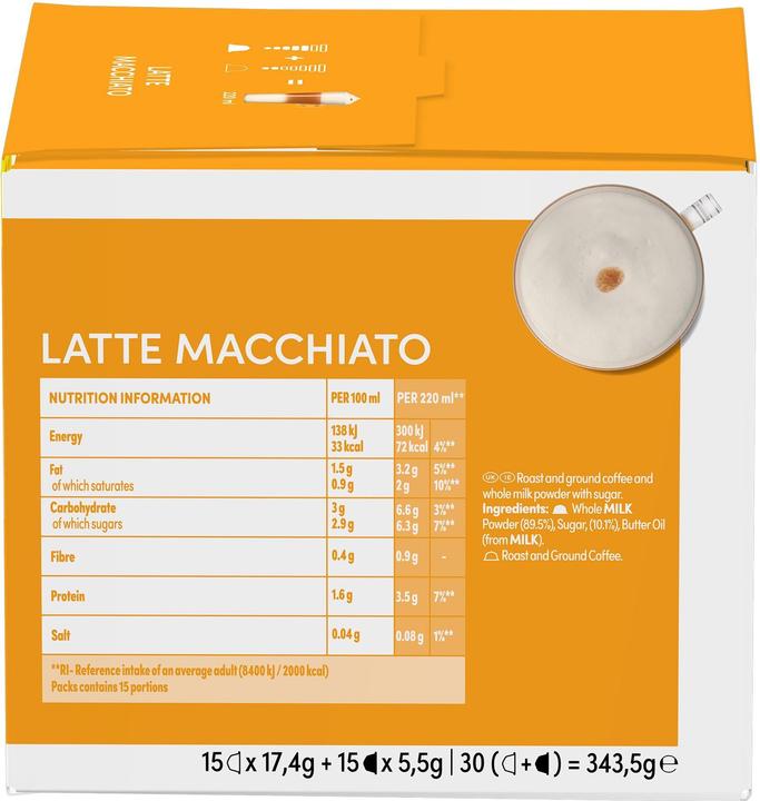 Produktbild Nescafé Dolce Gusto Latte Macchiato (15 x Port.)