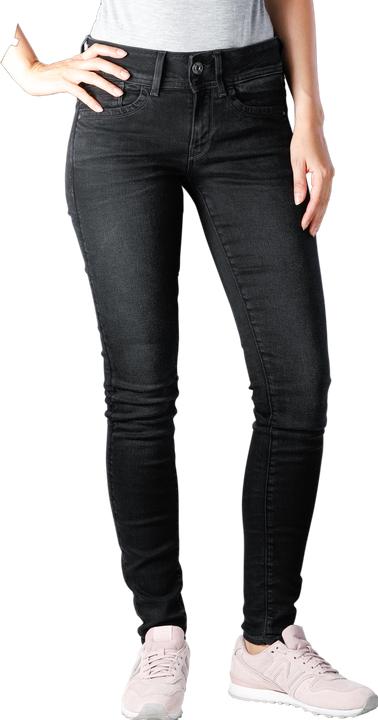 Actual product image G-Star Lynn Mid Skinny Elto Nero Superstretch dusty grey (W30/L30)