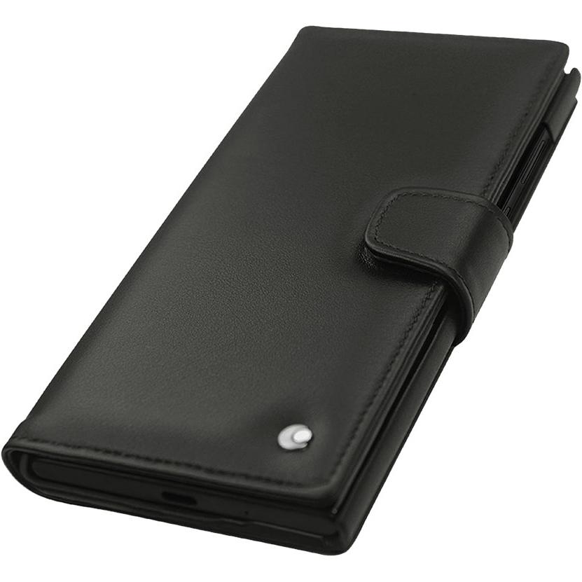 Thumbnail - Noreve Lederschutzhülle Wallet (Samsung Galaxy S22 Ultra), Smartphone Hülle, Schwarz