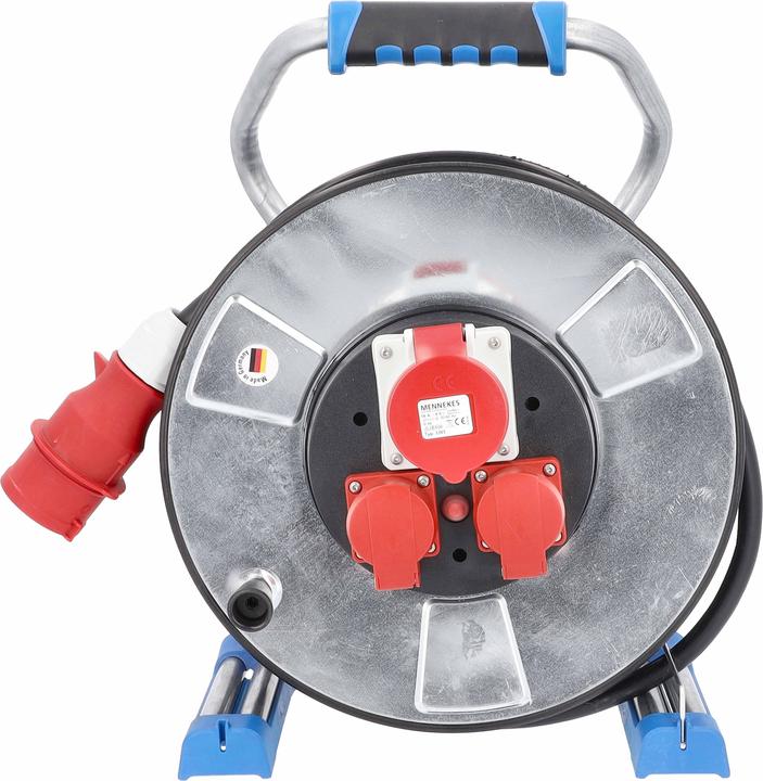 Produktbild As - Schwabe CEE Metallkabeltrommel mit Schutzisolierung (25 m, 2.50 mm²)