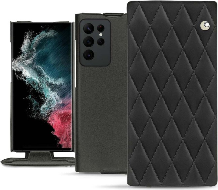 Productafbeelding Noreve Lederen omslag verticaal (Samsung Galaxy S22 Ultra)